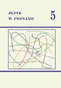 Język w poznaniu, nr 5