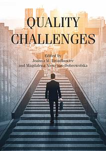 Quality challenges, ed. by Joanna M. Dziadkowiec and Magdalena Niewczas-Dobrowolska