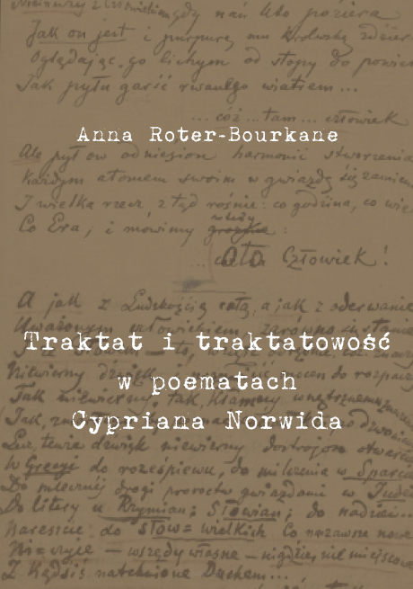 Anna Roter-Bourkane, Traktat i traktatowość w poematach Cypriana Norwida